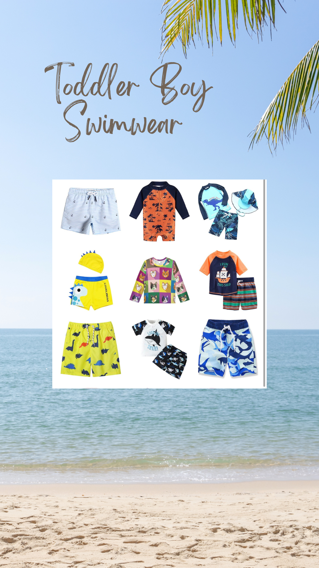 Toddler Boy Swimwear 2023 | Ash-and-Aaira