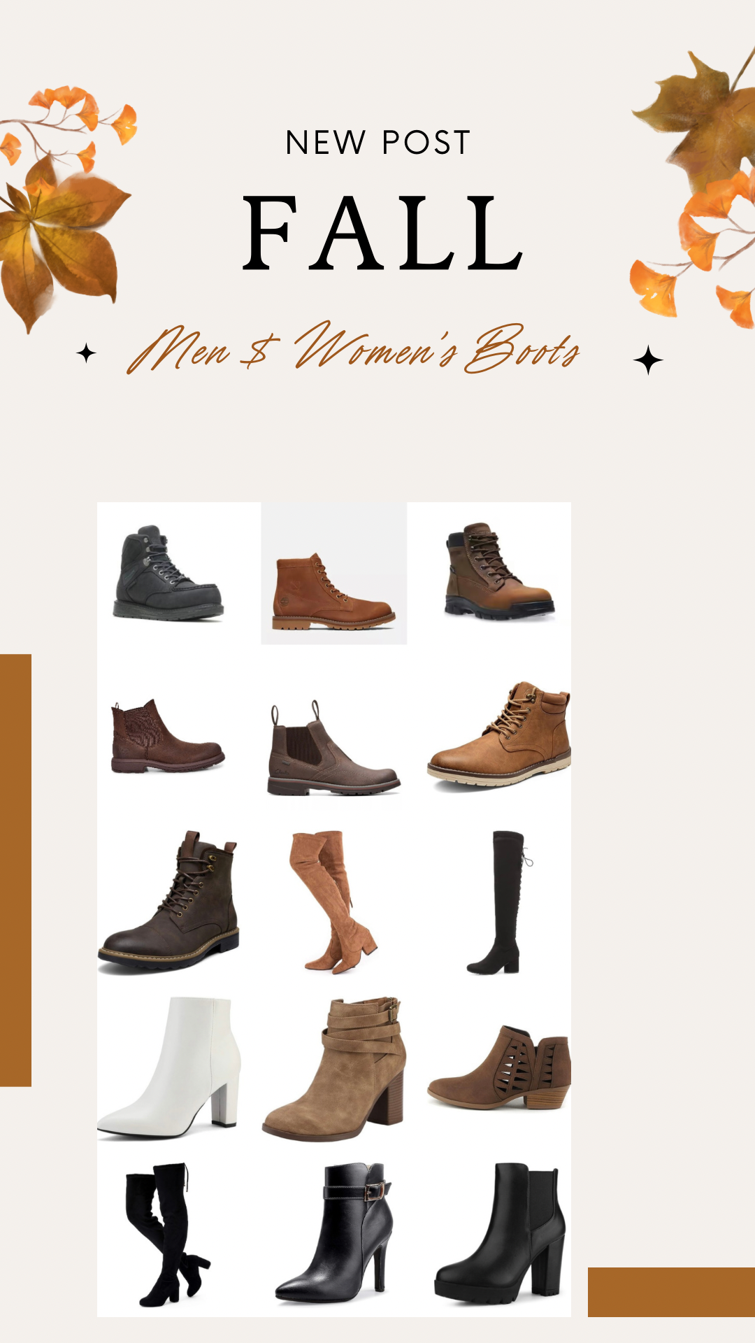 Fall Mini Blog Series - Men & Women shoes