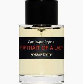 Frederic Malle Portrait of a Lady in its plain black-labelled bottle